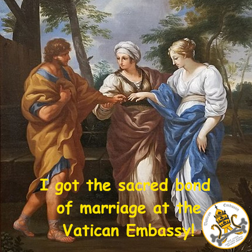 Thumbnail Badge YGMATVE: You Got Married At The Vatican Embassy